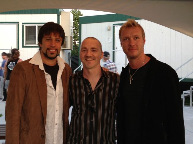 Dave Milliken with Kenny Wayne Shepherd and Noah Hunt