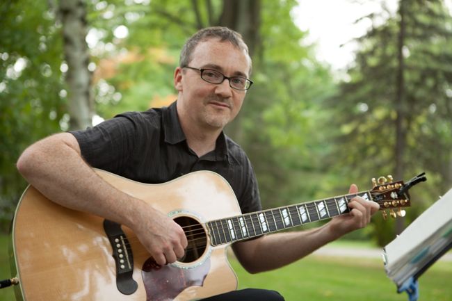 Dave Milliken Performing at a Wedding Ceremony